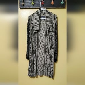 Paper Crane long cardigan sweater.